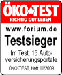 &Ouml;ko-Test - Testsieger - Autoversicherungsportale